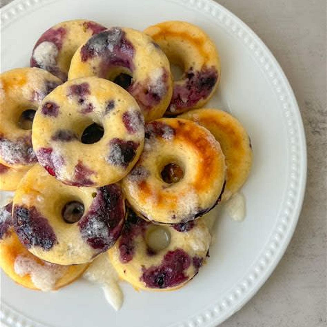 Low Cal Blueberry Lemon Cupcakes