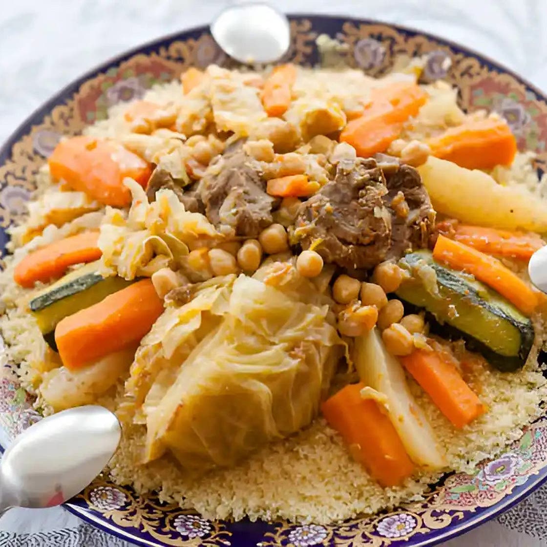 Recette couscous au poulet et légumes