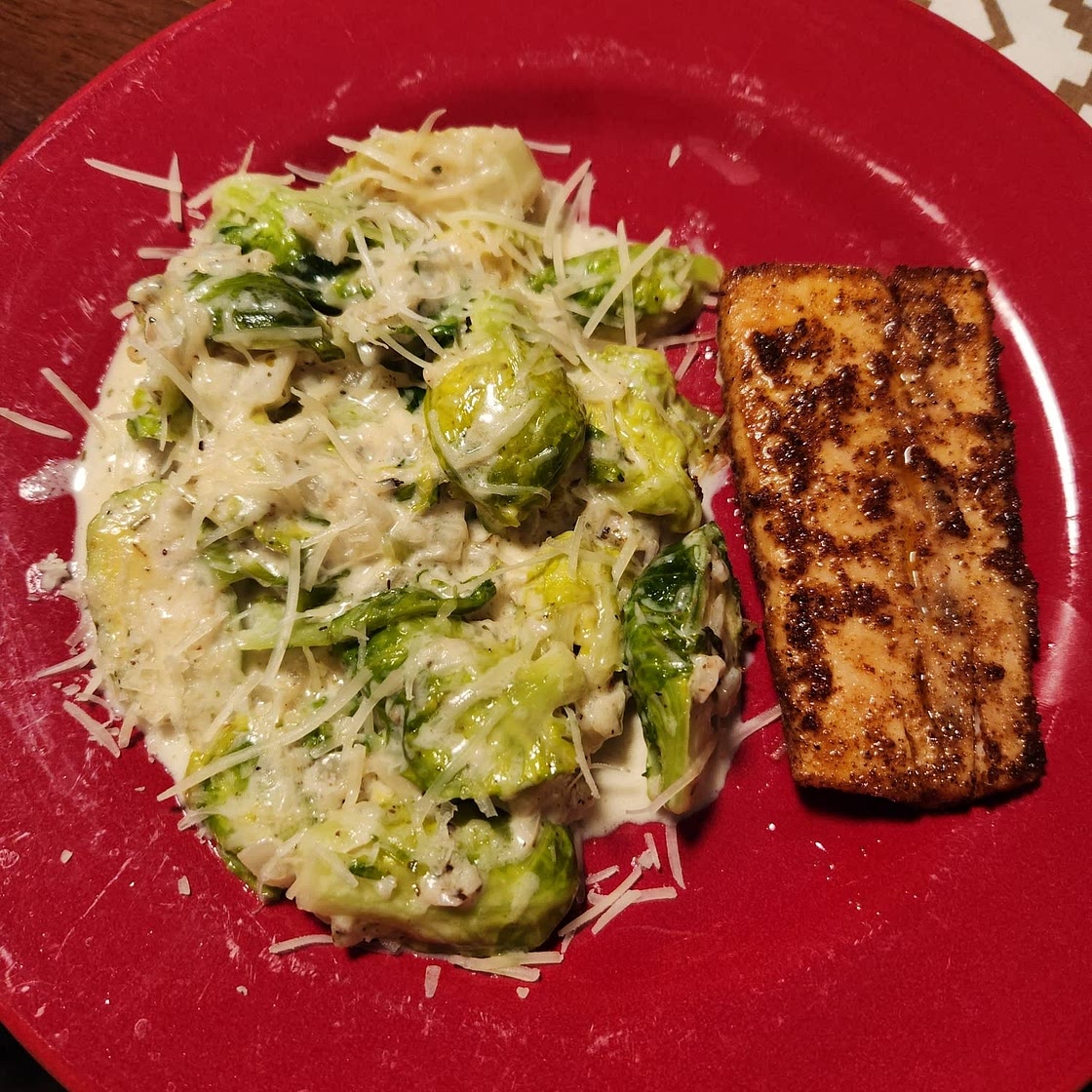 Creamy Brussels Sprouts (keto)