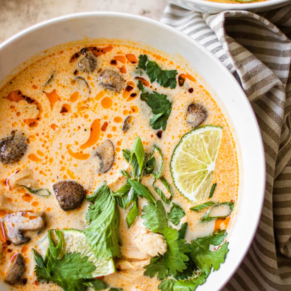 Thai Coconut Chicken Soup