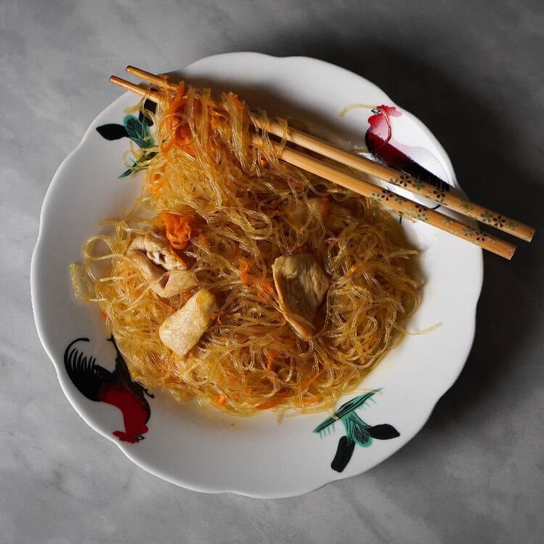 Fried Glass Noodles (Vermicelli) 炒冬粉