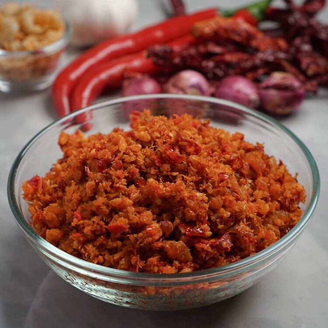 Hae Bee Hiam 虾米香 (Spicy Dried Shrimps Sambal)