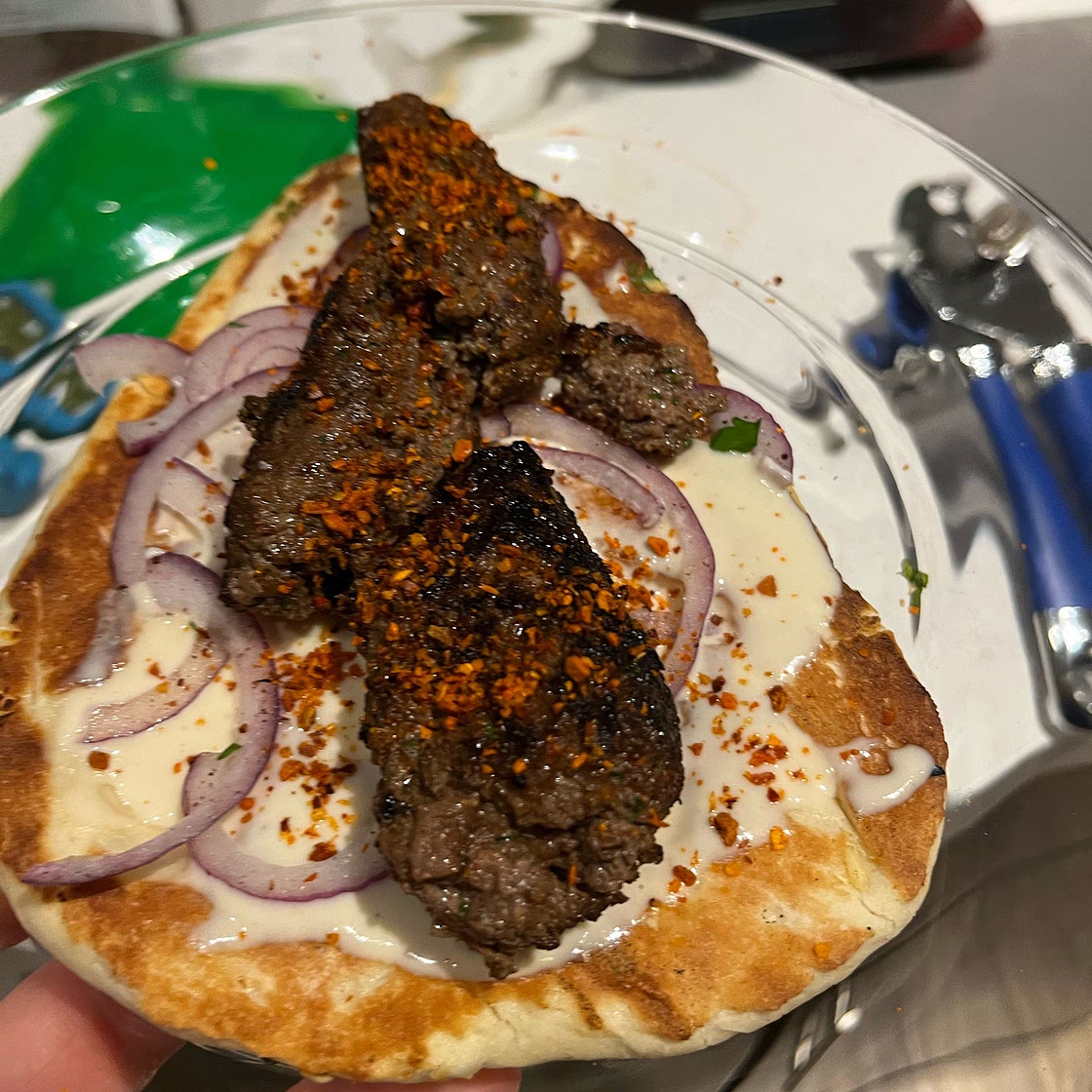 Kofta Kabab Naan Wraps