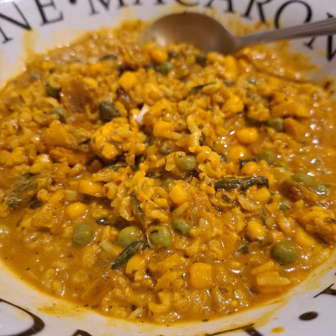 Goan Fish & Spinach Curry, Coriander Rice
