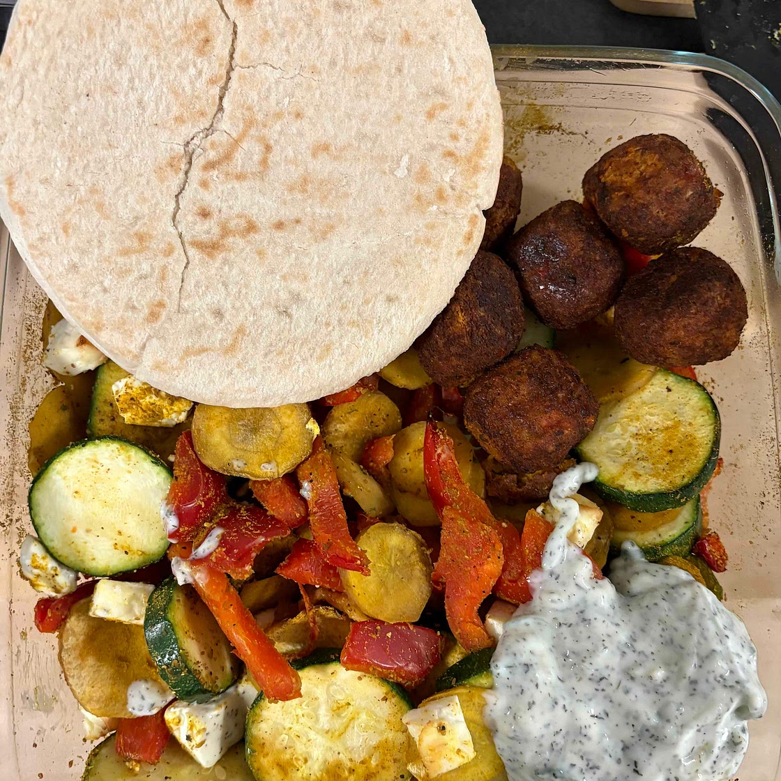 Falafel pita’s 