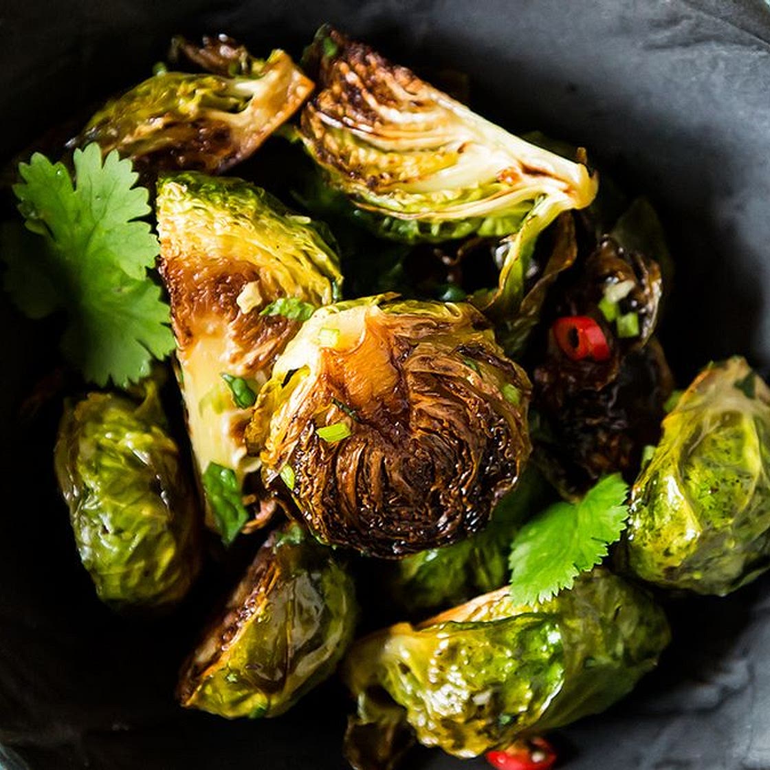 Momofuku's Roasted Brussels Sprouts With Fish Sauce Vinaigrette