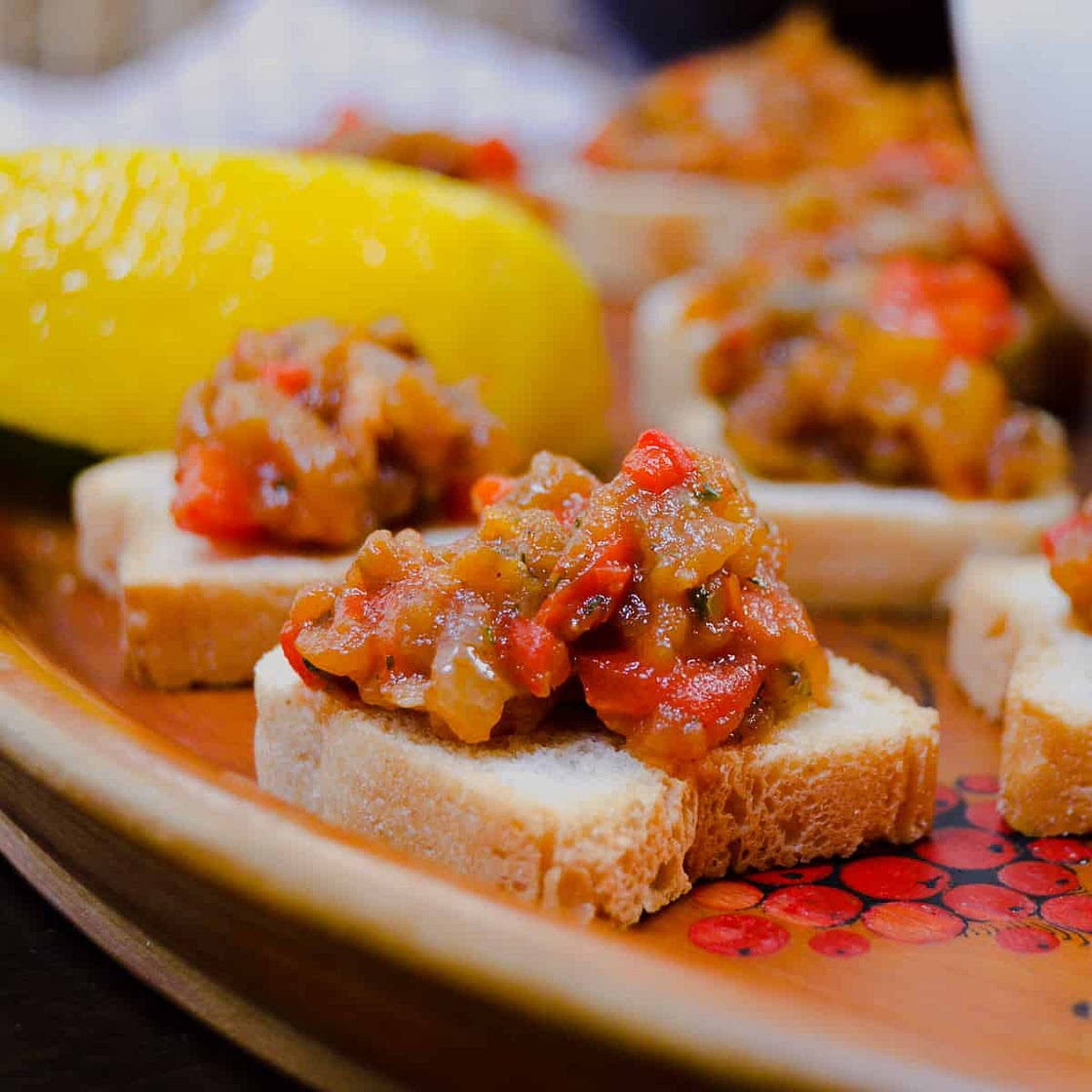 Ikra Eggplant Caviar Spread (My Babushka's Recipe-Икра)