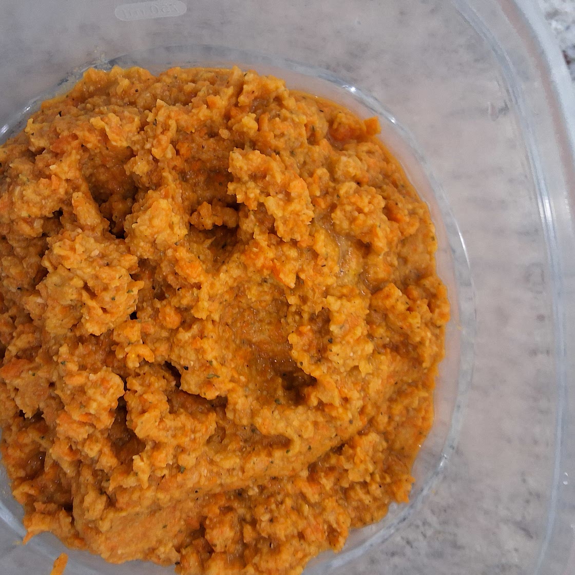 Curried Roasted Carrot Hummus