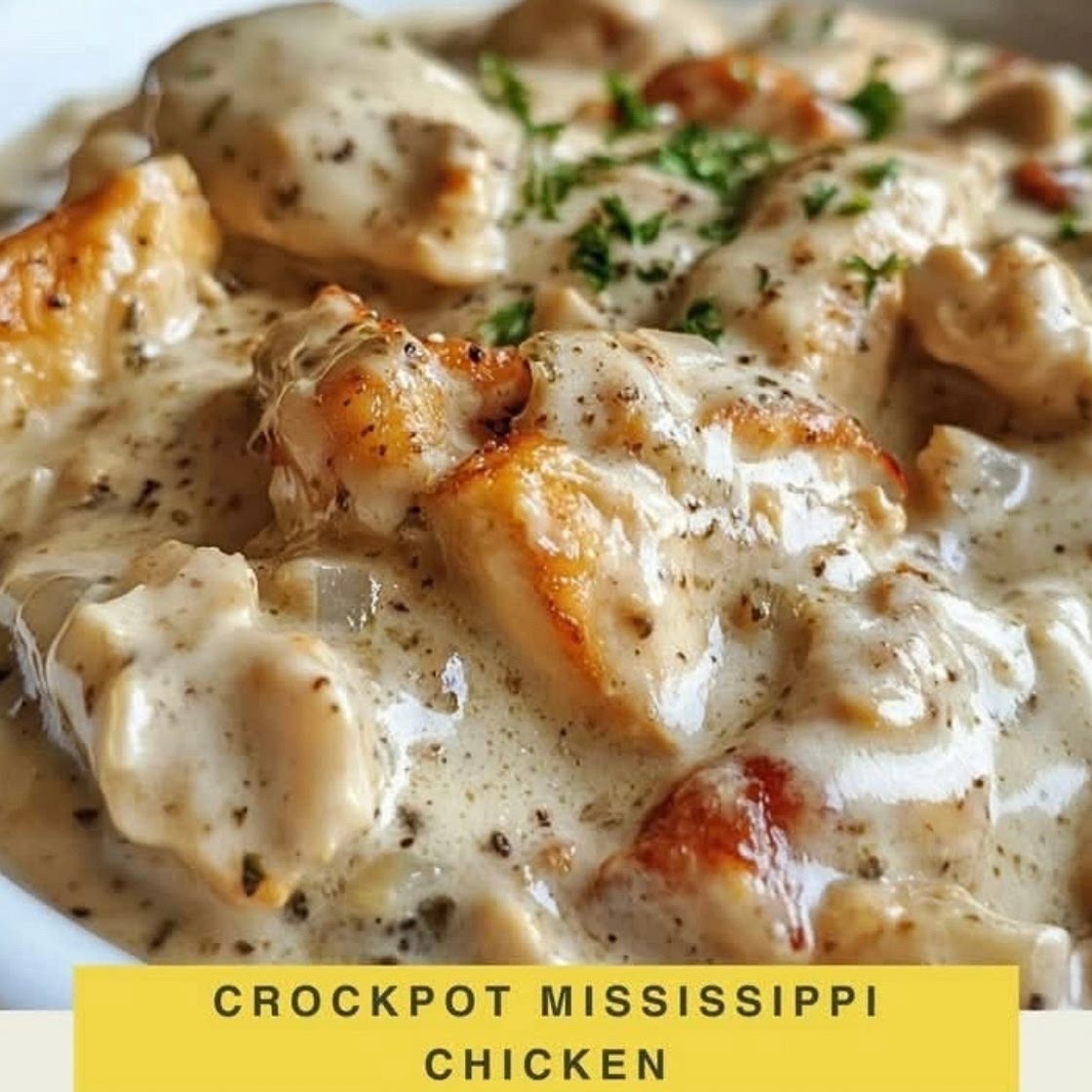 Crockpot Mississippi Chicken