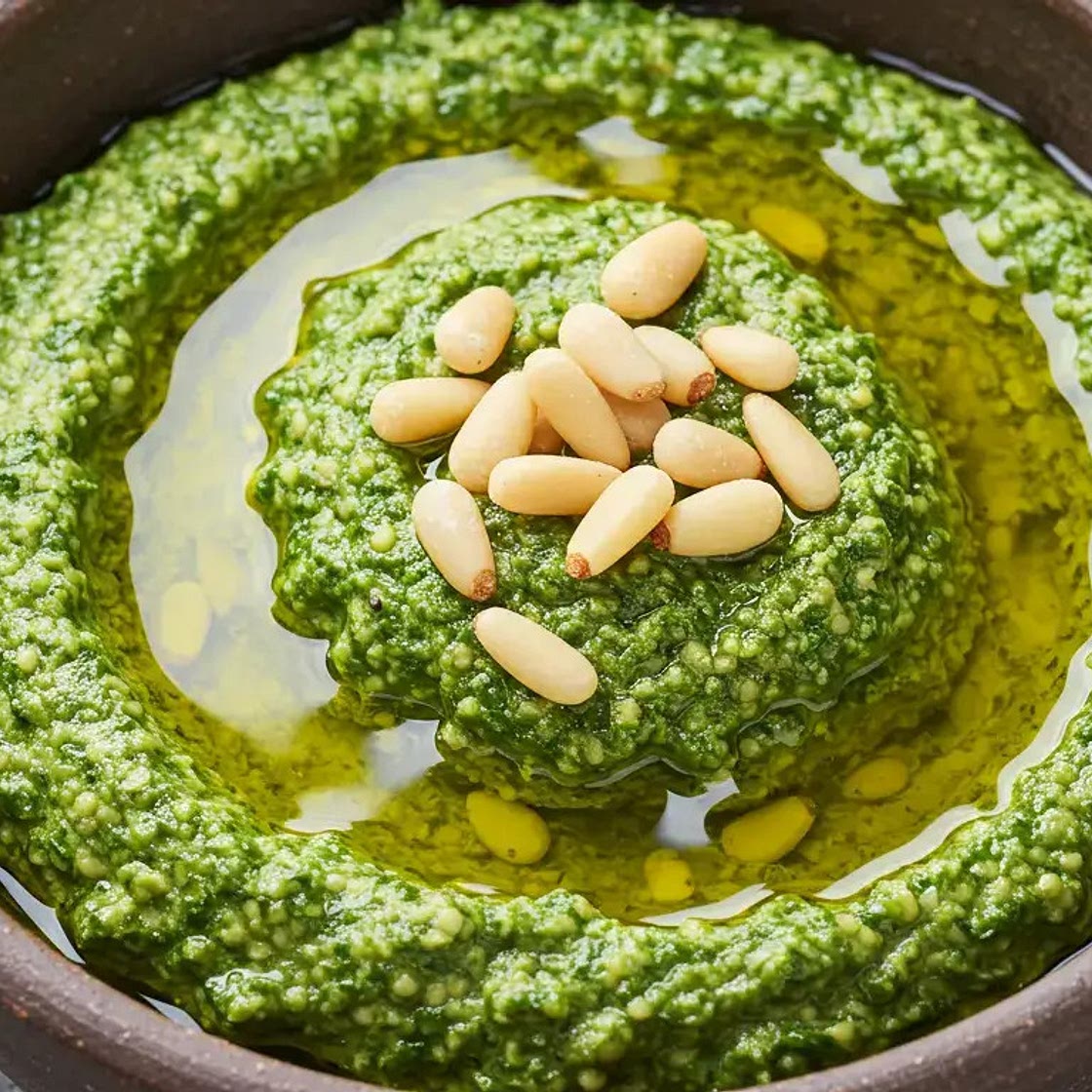 Garlic Mustard Pesto Recipe