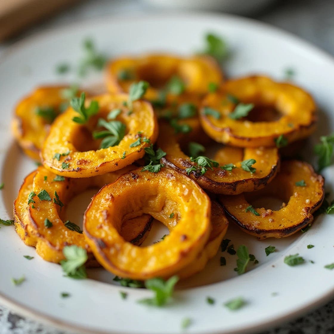 Luscious coquina squash roasted to perfection