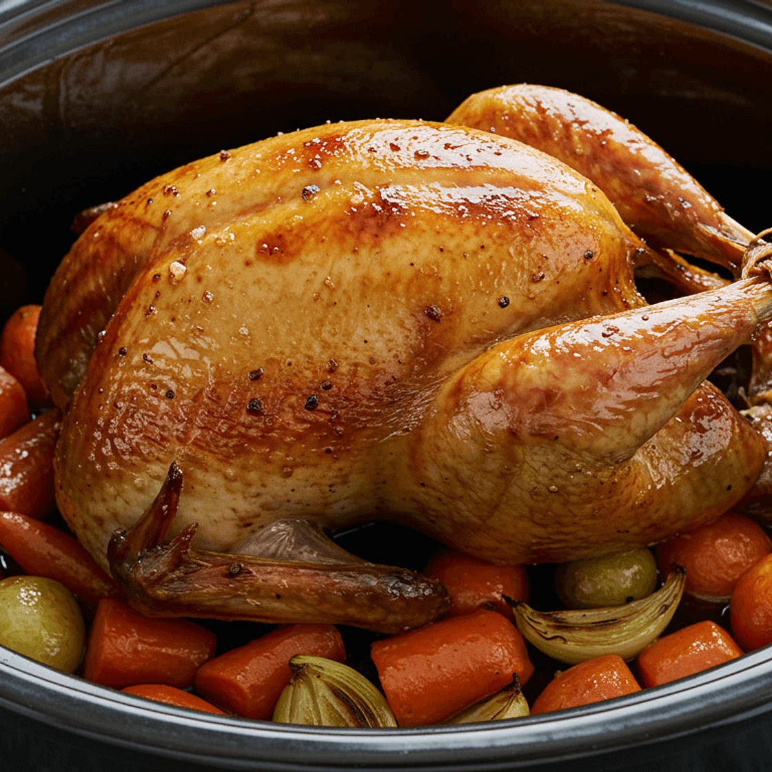 Slow Cooker Pheasant with Creamy Mushroom Sauce