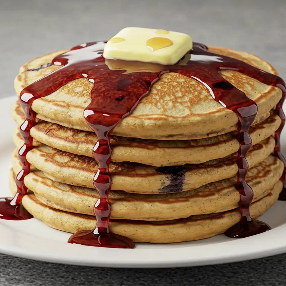 Fluffiest Blueberry Pancakes Recipe