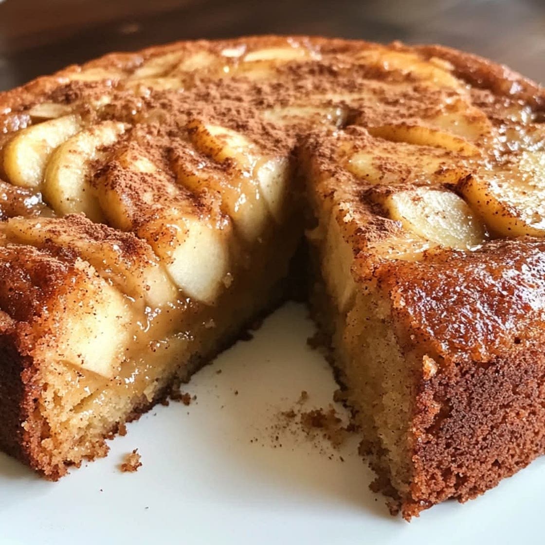 Apple 🍎  cinnamon  cake.