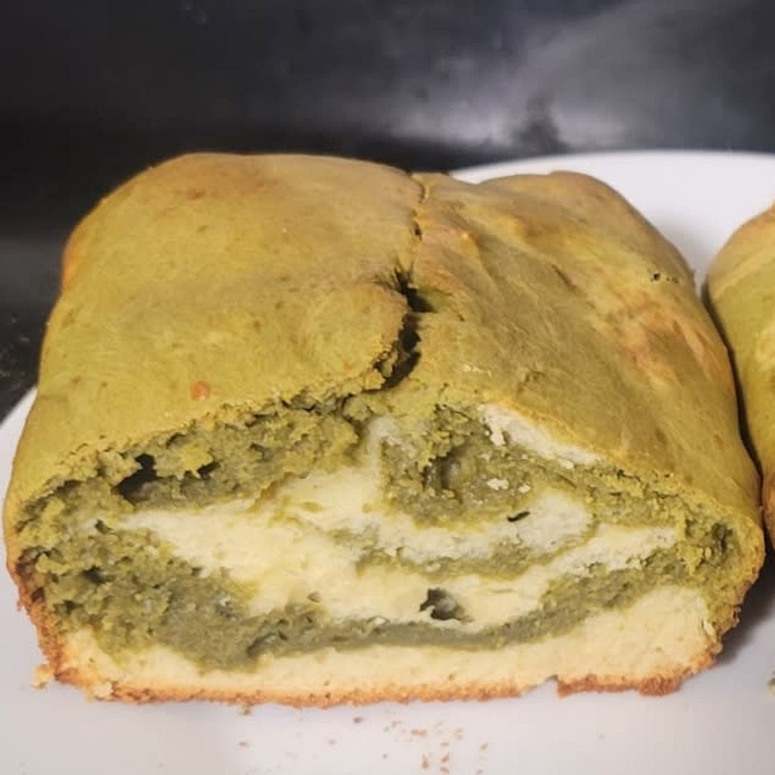 Matcha marble cake 🍵