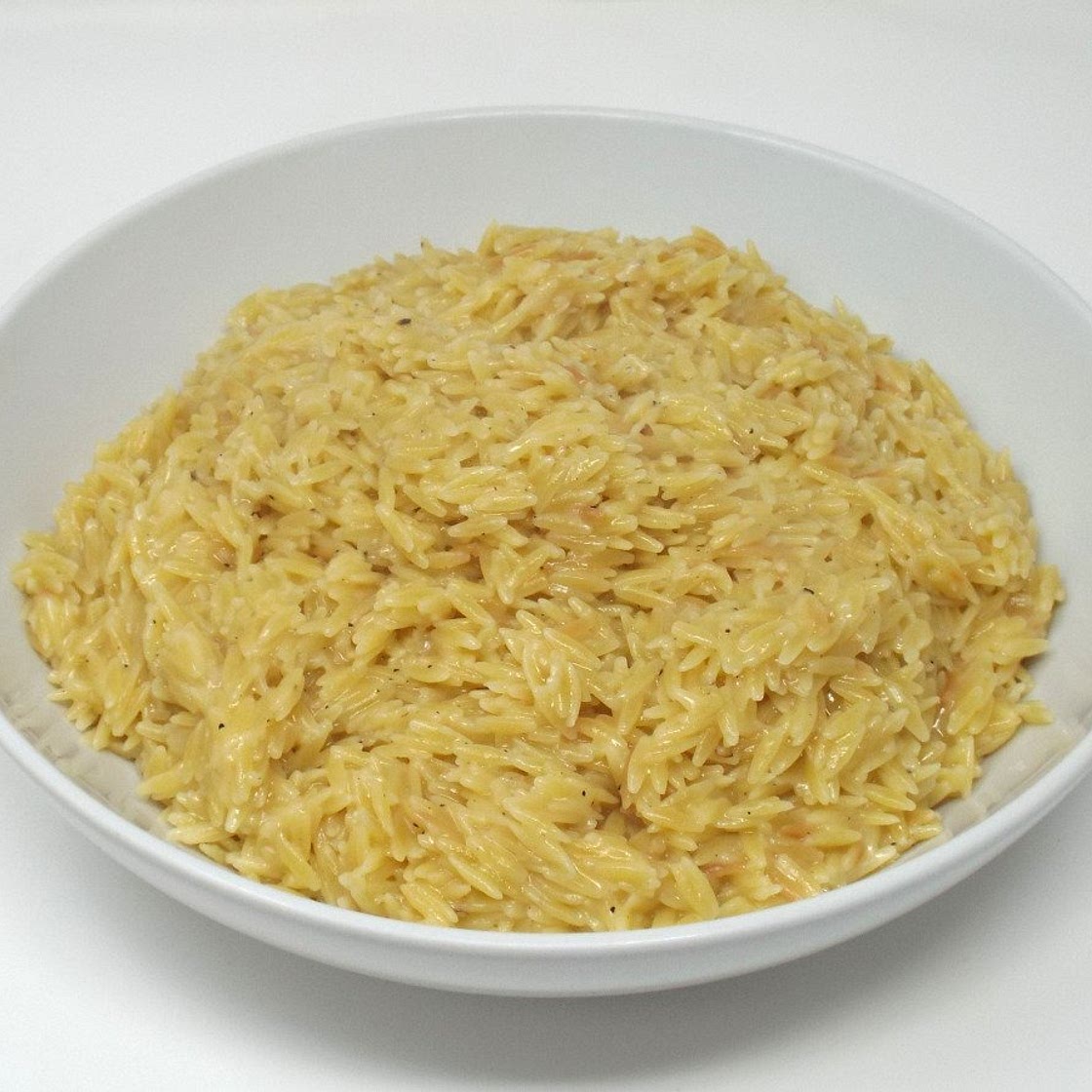 Garlic and Asiago Orzo Pasta