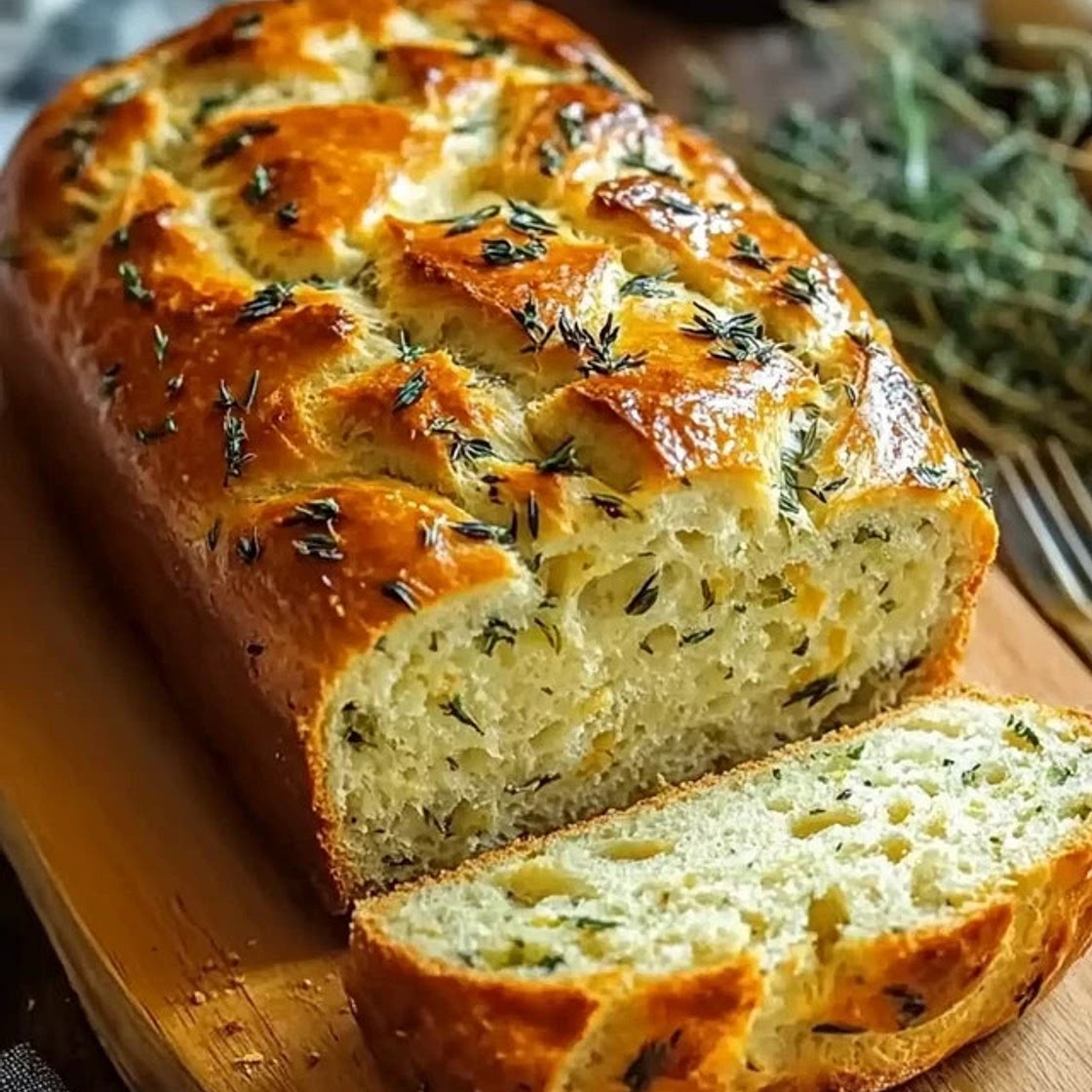 Herb and Cheese Bread Loaf