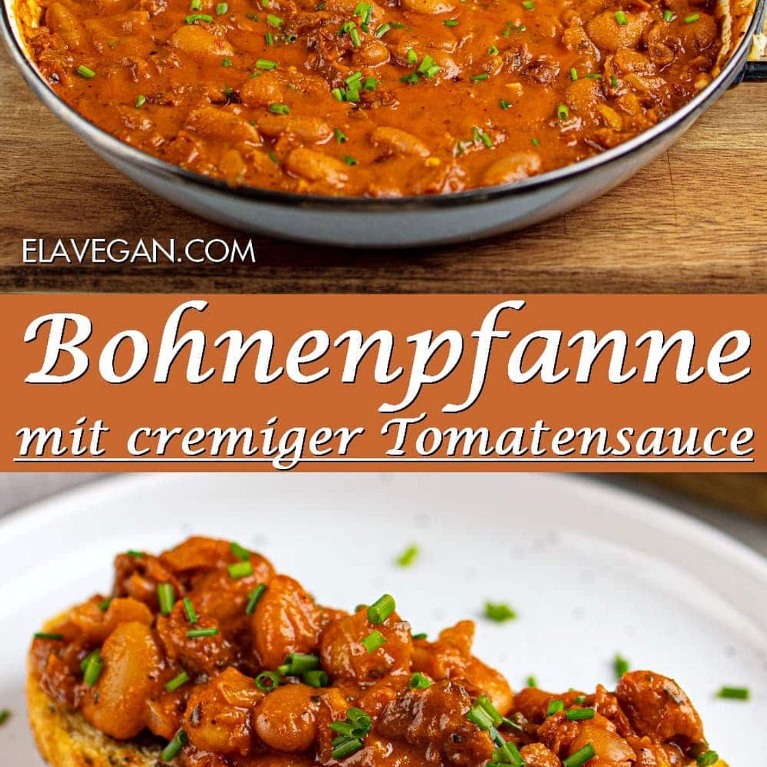 Cremige Bohnenpfanne