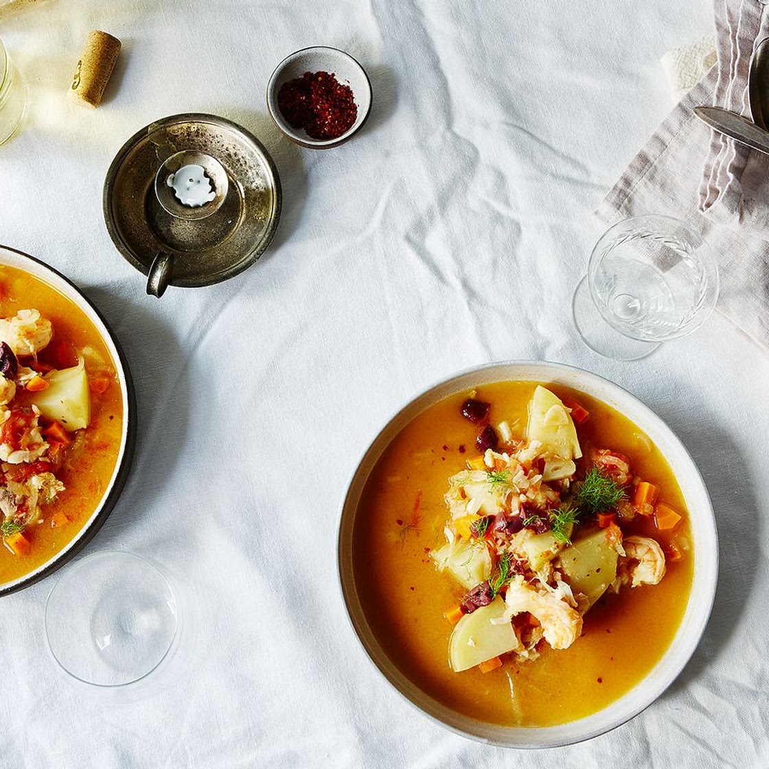 Portuguese Seafood Stew that Reminds Us of Portugal