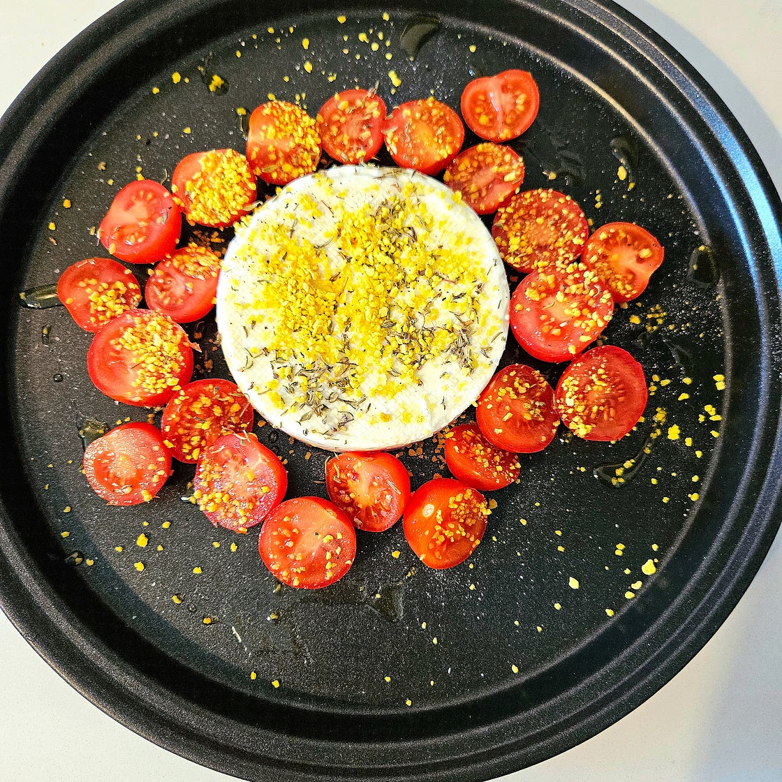 Primosale gratinato al Microonde con Pomodorini e Timo #Microonde #Microwave