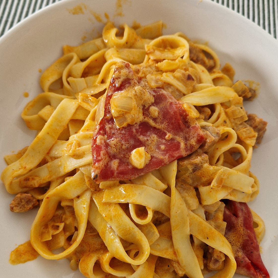 Pâte sauce chorizo