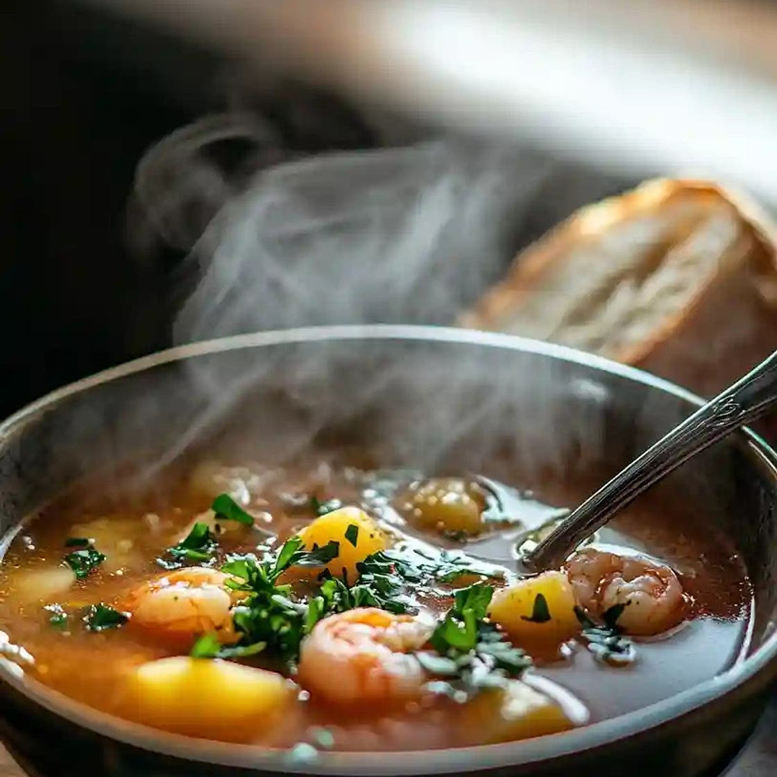 Sopa de Marisco Receta de la Abuela