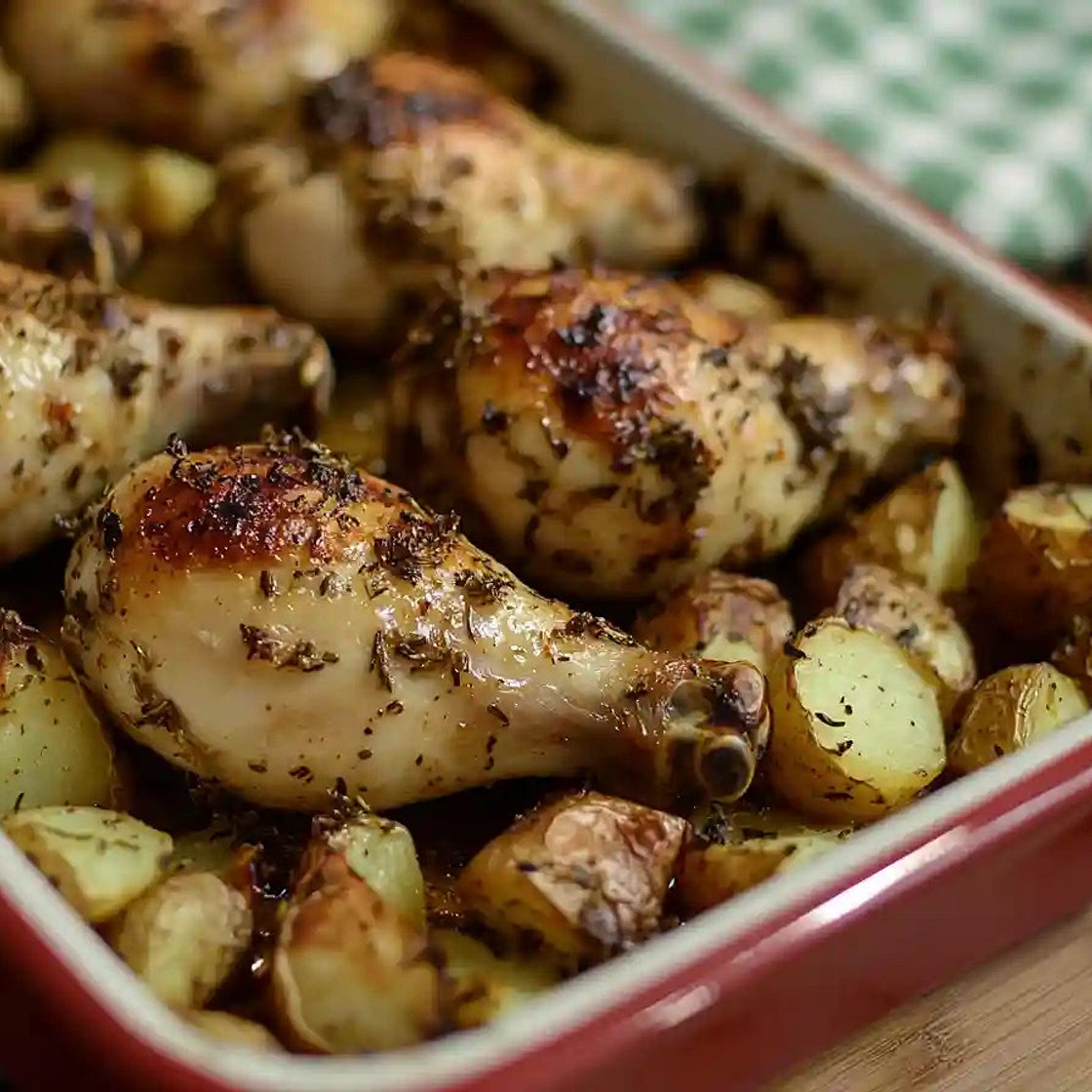 muslos de pollo al horno receta de la abuela