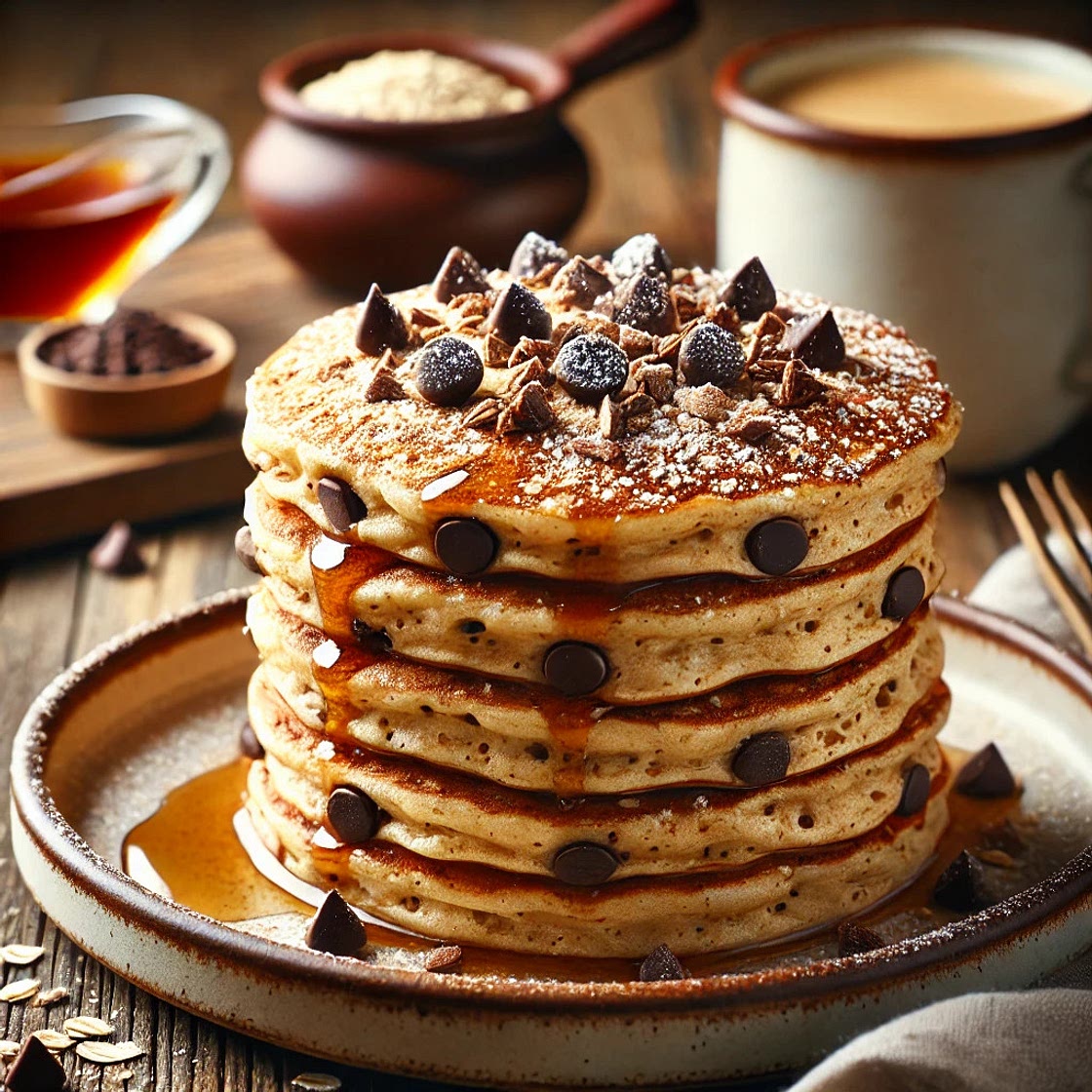 Pancakes aux pépites de chocolat
