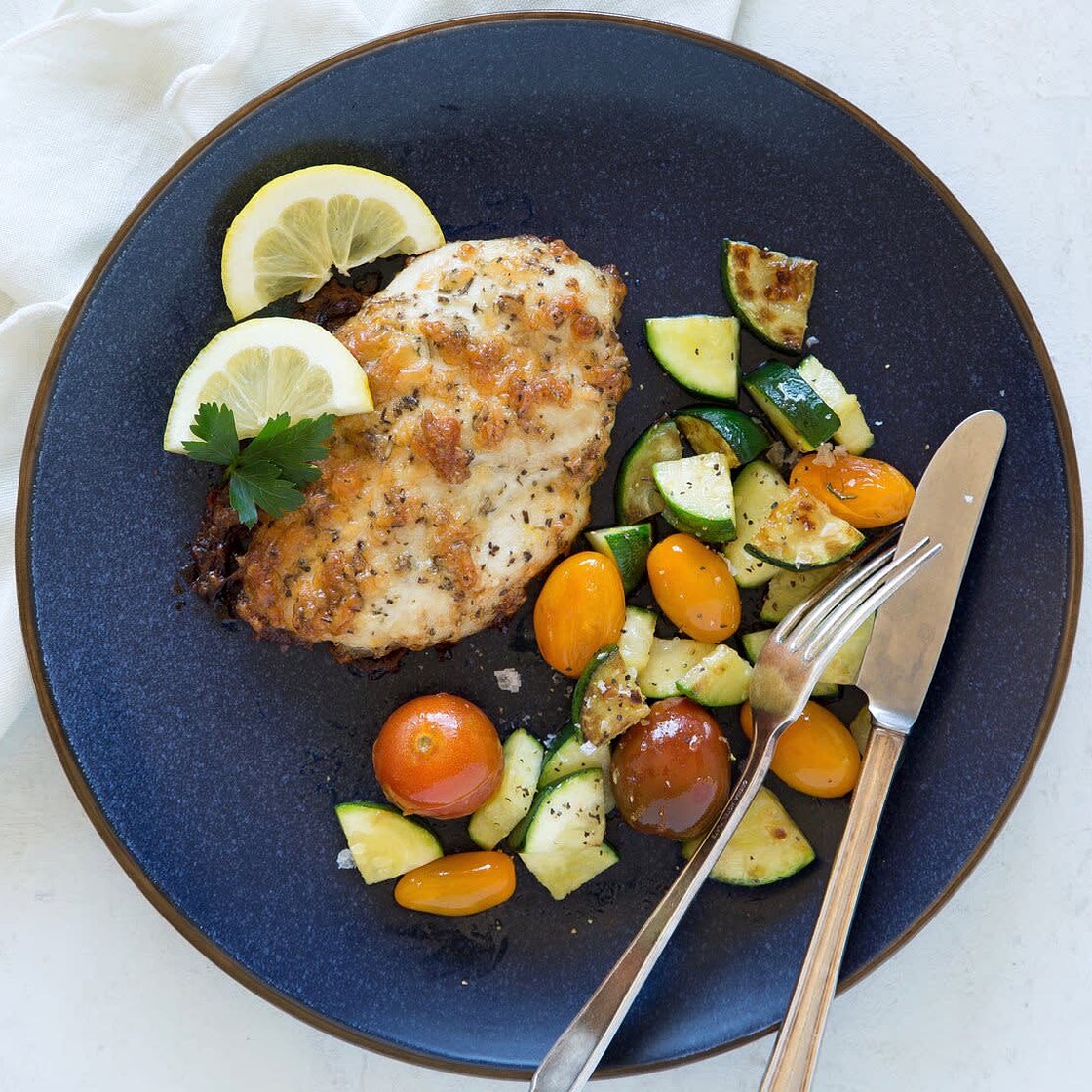 Lemon Zucchini with Tomatoes
SIDE DISH