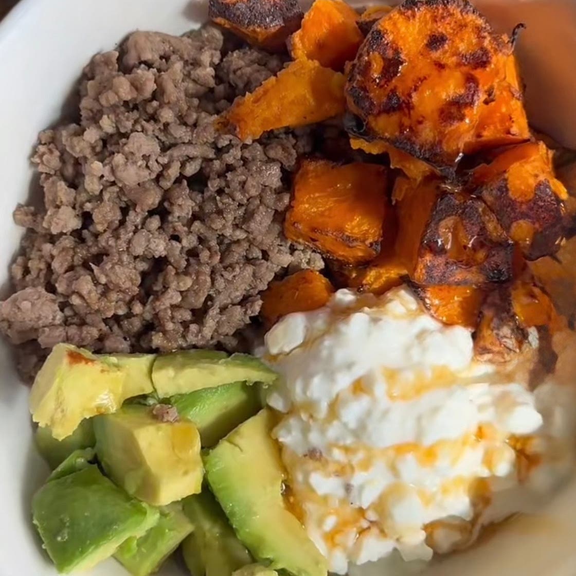 Viral Cottage Cheese Beef Bowl