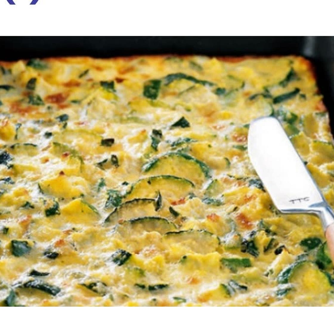 Tarte aux courgette sans pâte