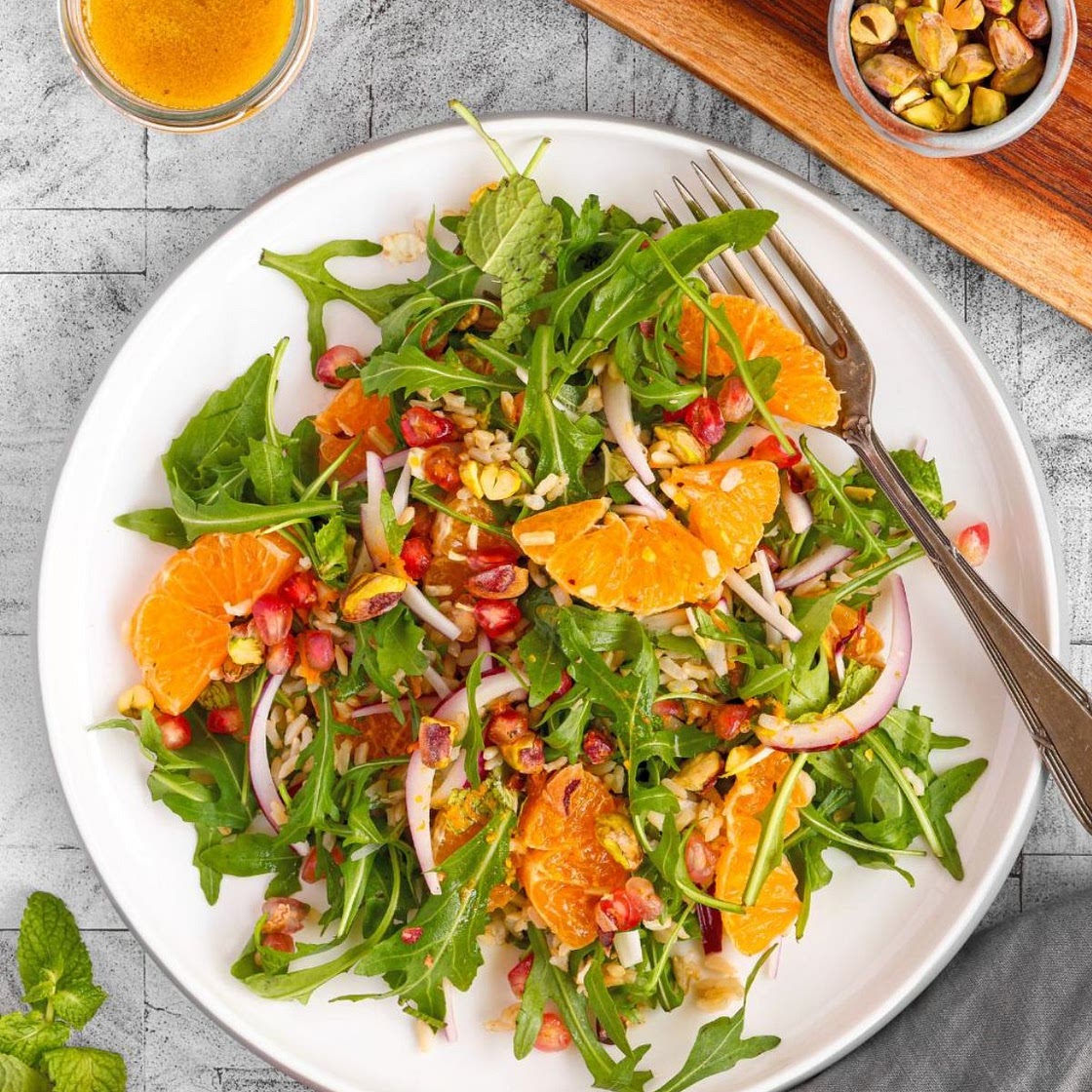 Zesty Clementine Rice Salad