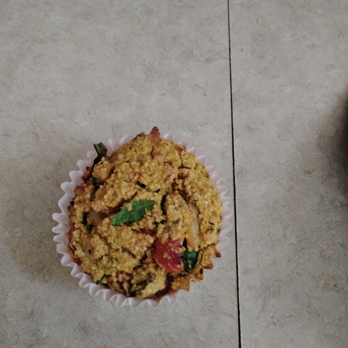 Vegan chickpea frittata muffins