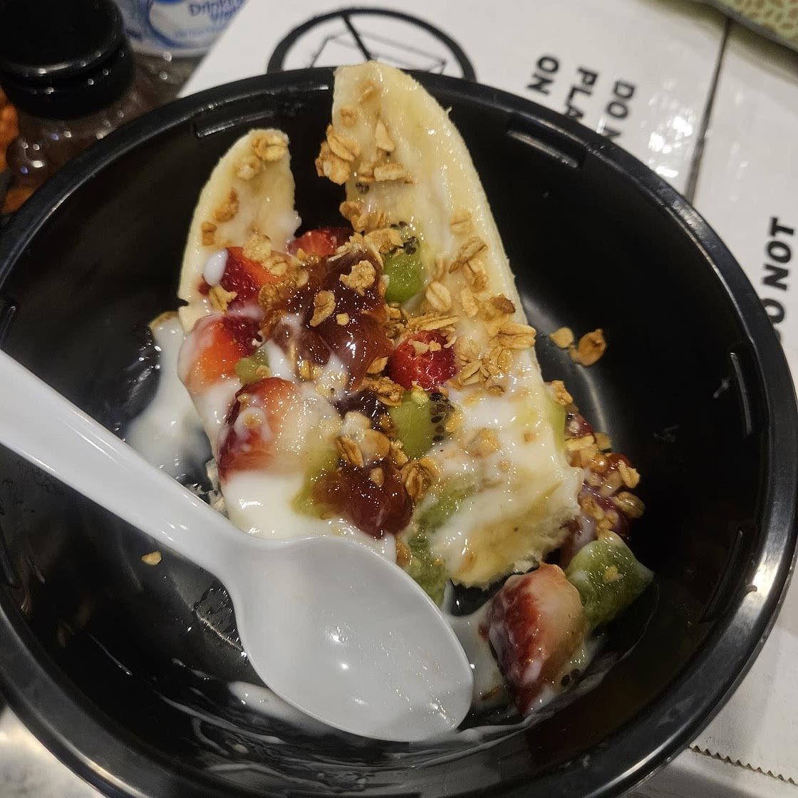 Healthy Breakfast Banana Split