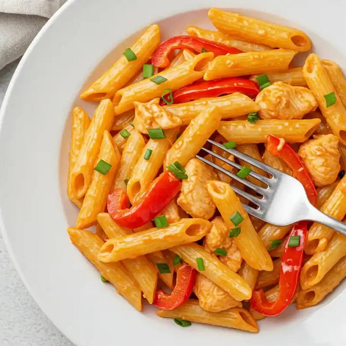Creamy Rasta Pasta Recipe