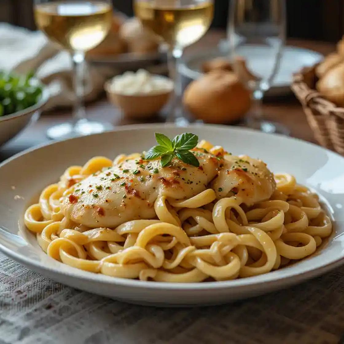 Justalittlebite Chicken Alfredo