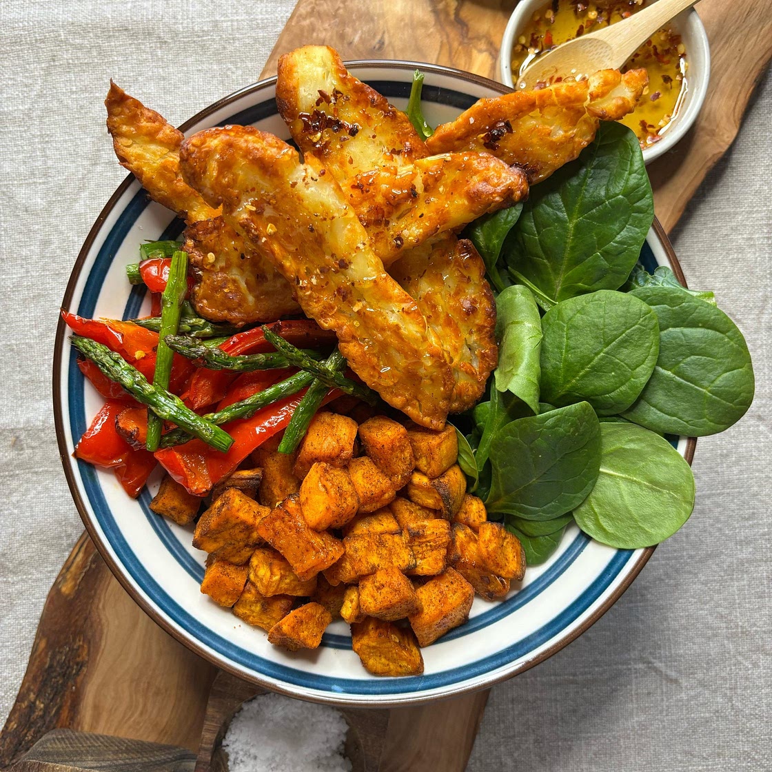 Air Fryer Halloumi