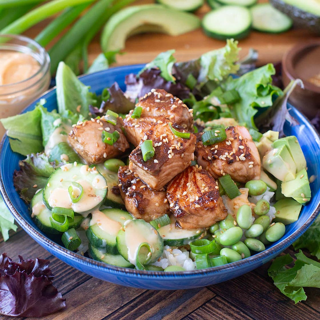 Salmon Rice Bowl Recipe