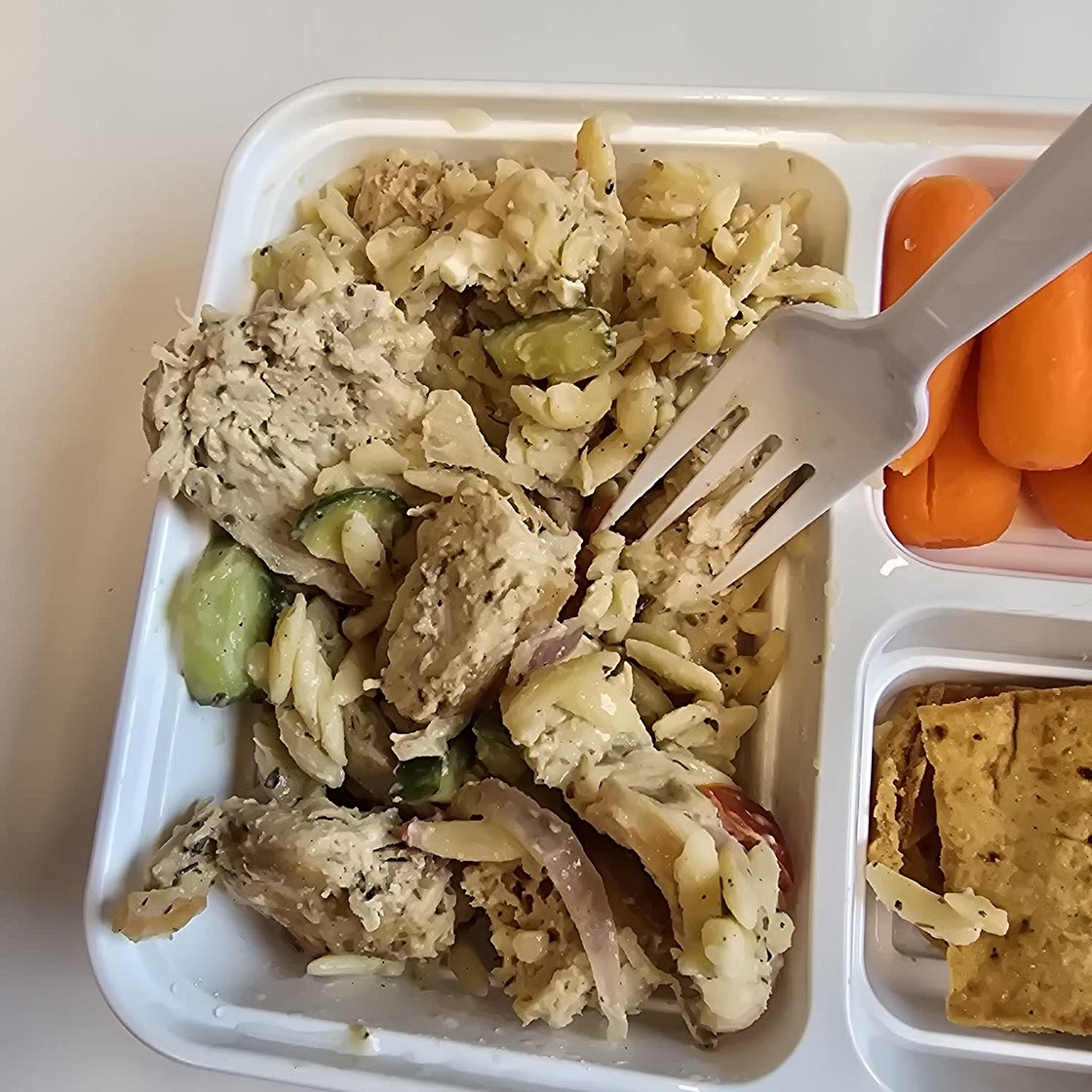 Greek Chicken Orzo Power Bowls