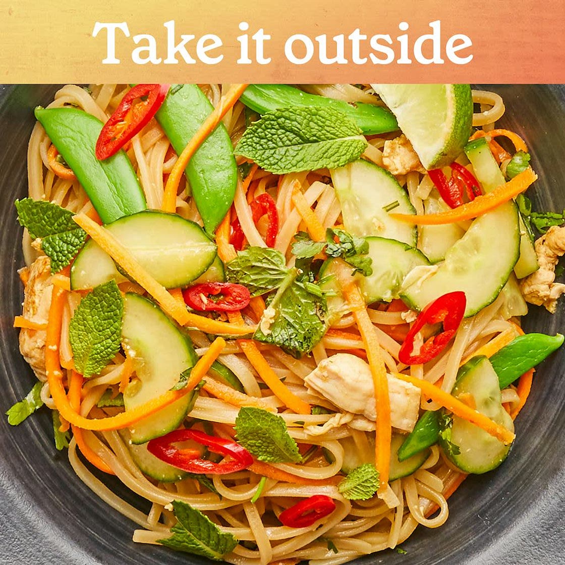 Speedy Vietnamese Turkey & Peanut Noodle Salad