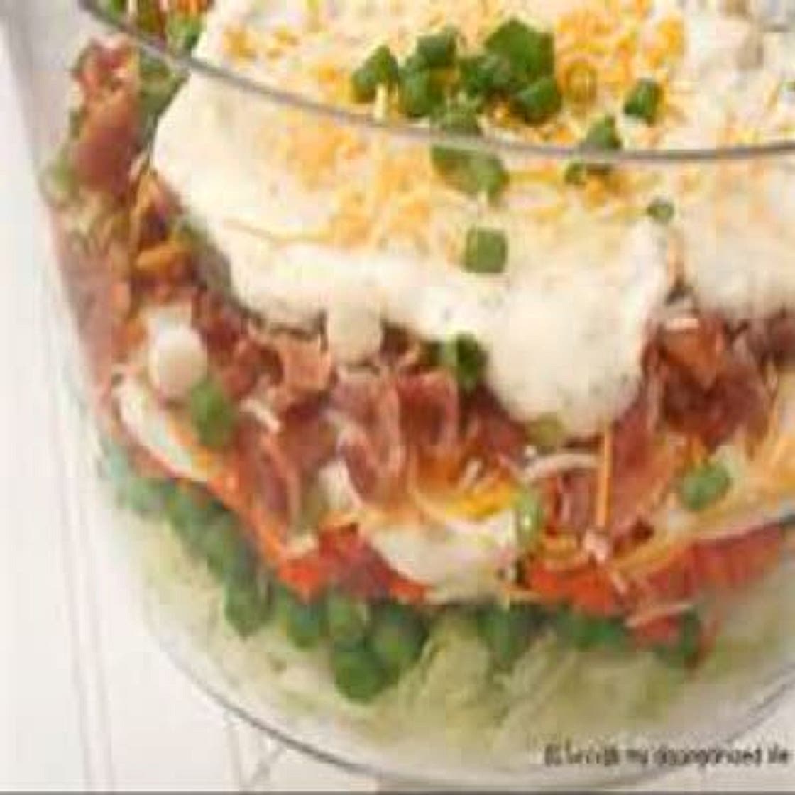 Layered 24- Hour Salad