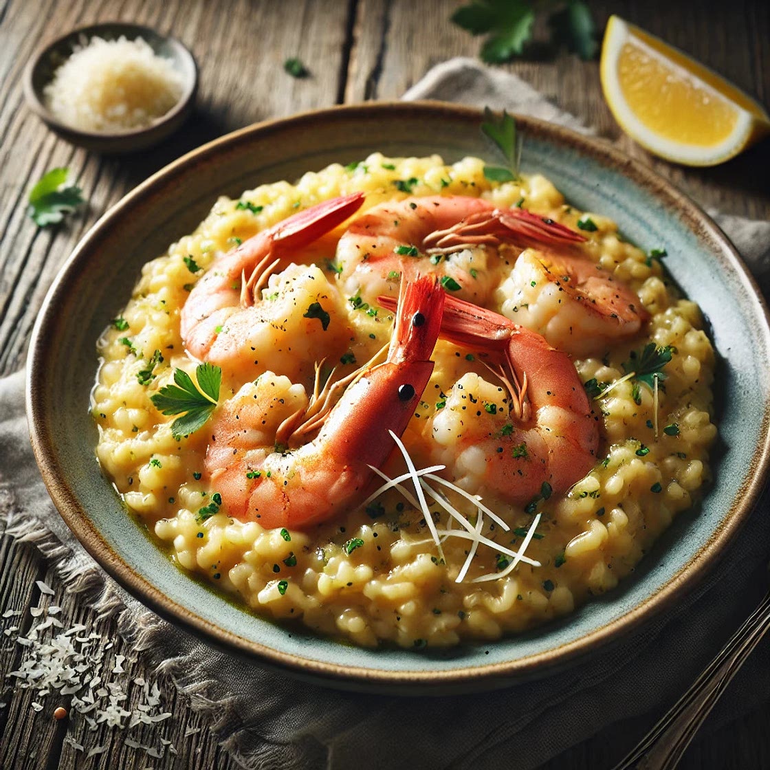 Risotto aux crevettes