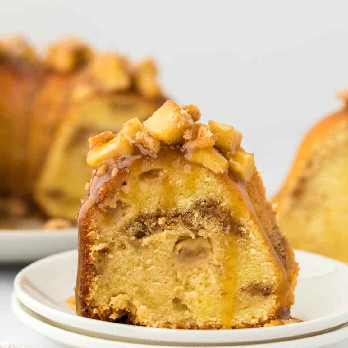 Caramel Apple Pound Cake