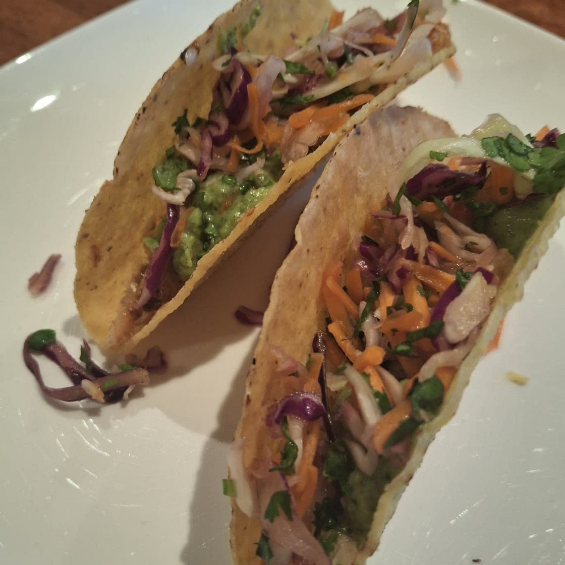 Epic Baja Fish Tacos with Avocado Crema