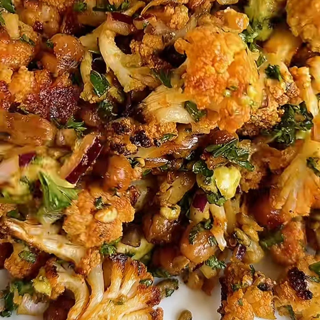 Cauliflower and Chickpea Salad