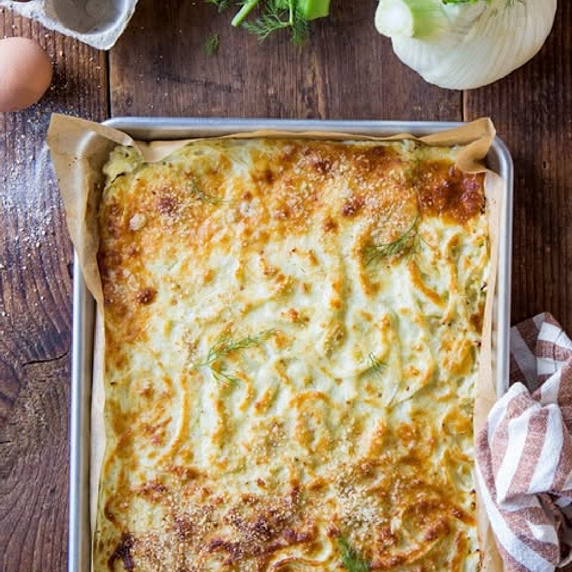 FINOCCHI GRATINATI ALLO STRACCHINO