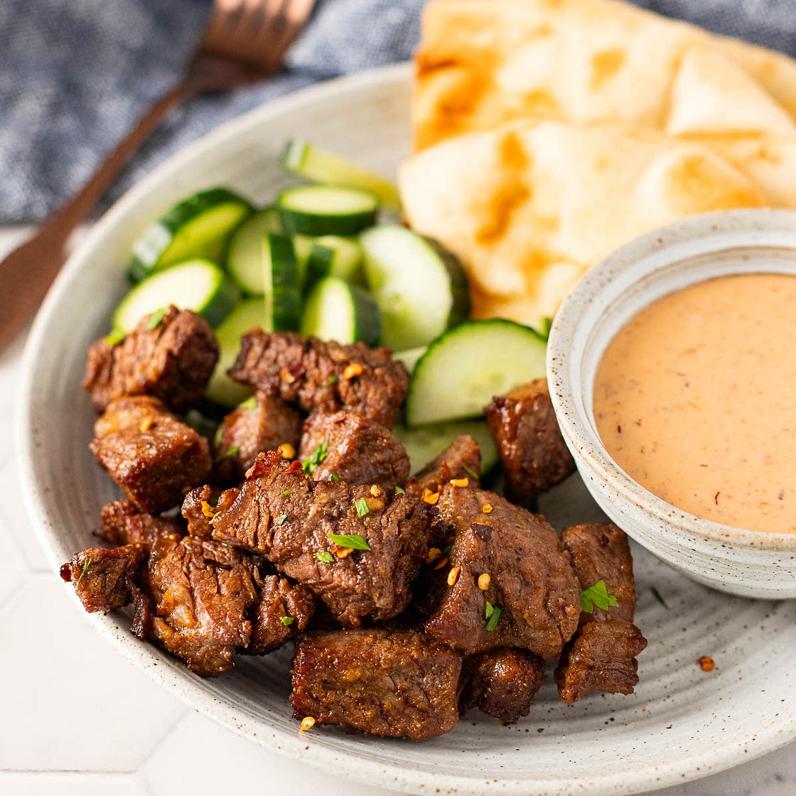 Easy Air Fryer Steak Bites (Gluten Free & Dairy Free)