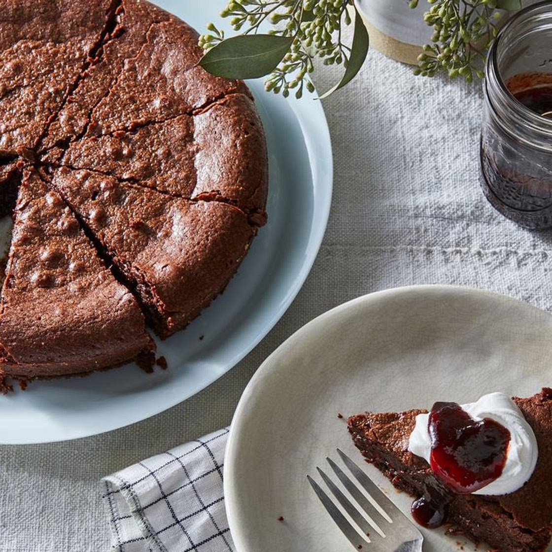 The Nordic Baking Book's Kladdkaka (Swedish Gooey Chocolate Cake)