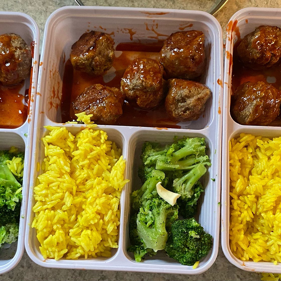 Honey Sriracha Glazed Meatballs