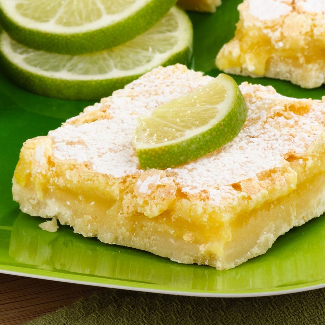 Dairy-Free Lime Bars